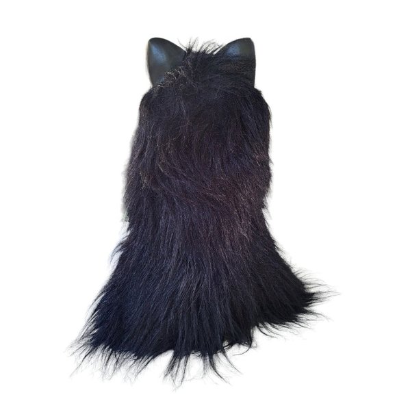 Vintage Cat Head Dress Halloween Costume KISS CAT WOMAN Rubber Inside Cap - Picture 4 of 11